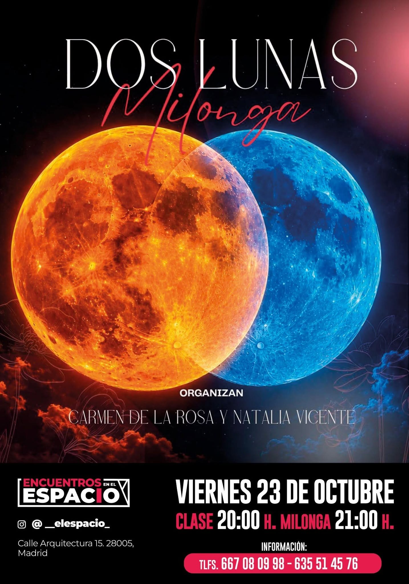Milonga DOS LUNAS poster