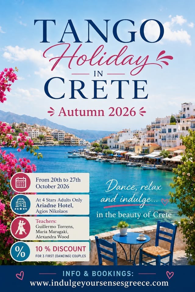 Autumn Tango Holiday 2026 — Crete, Agios Nikolaos poster