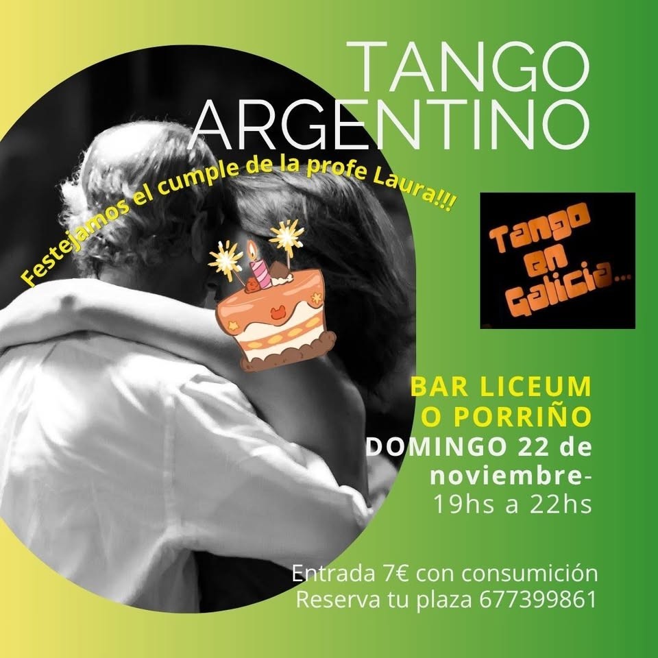 Milonga en el Bar Liceum (O Porriño) poster