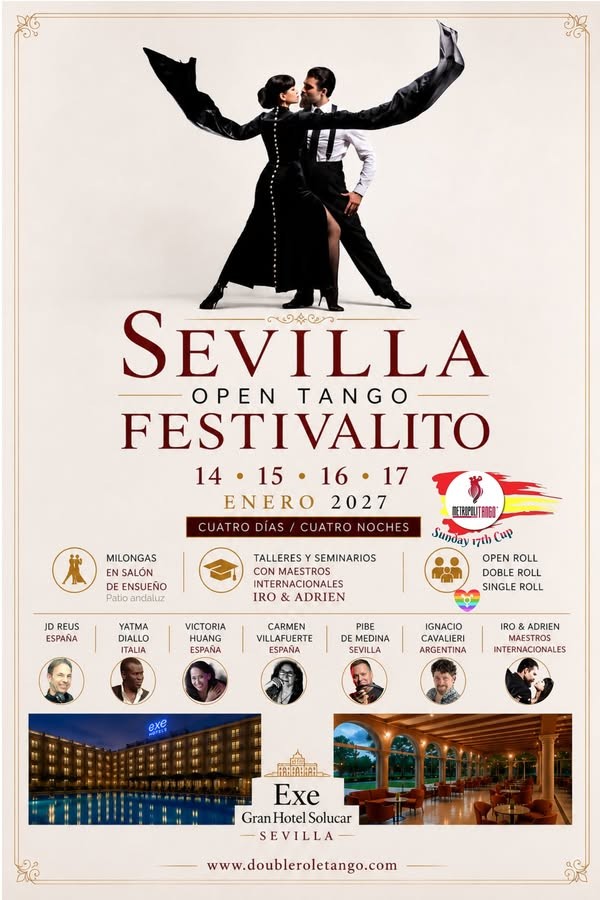 Sevilla Open Tango Festivalito 2027 poster