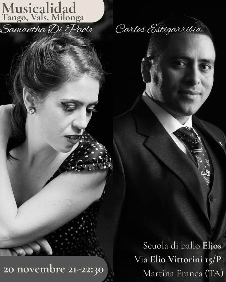 Musicalidad Tango, Vals, Milonga — Samantha Di Paolto & Carlos Estigarribia poster