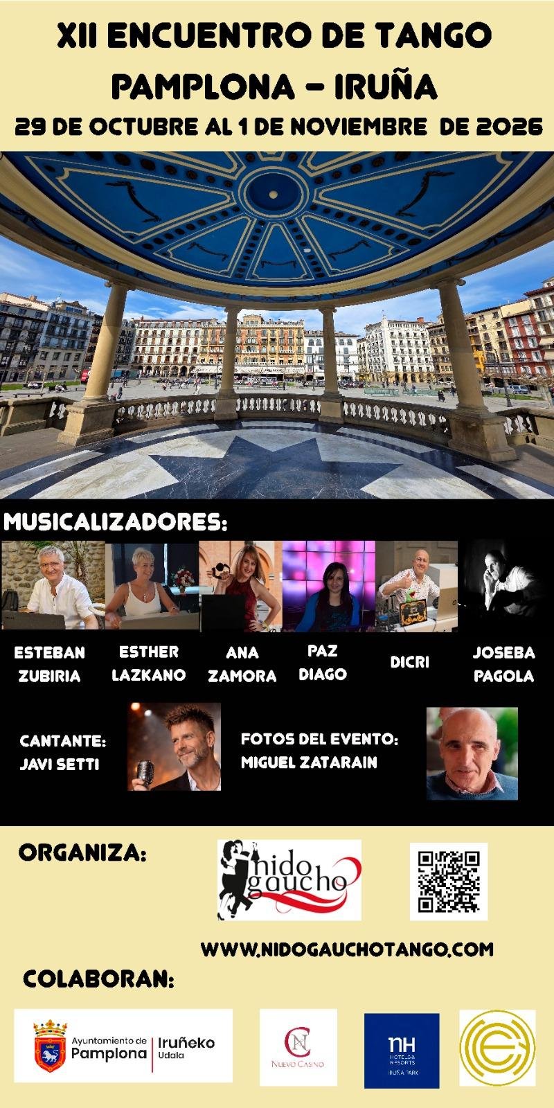 XII Encuentro de Tango Pamplona – Iruña poster