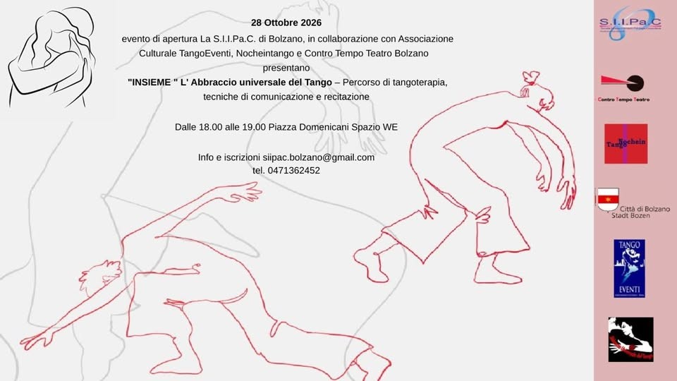 INSIEME — Evento di apertura: L'Abbraccio universale del Tango (Bolzano) poster