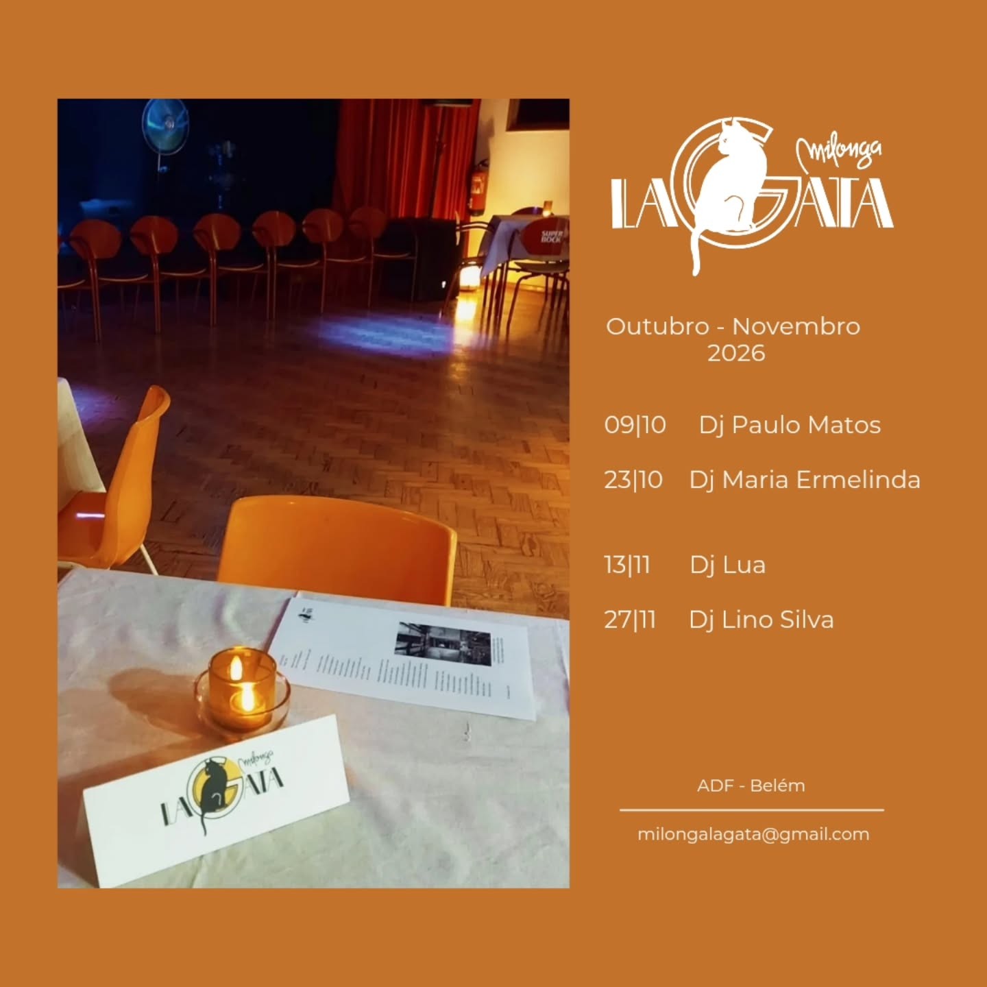 Milonga La Gata — DJ Lua poster