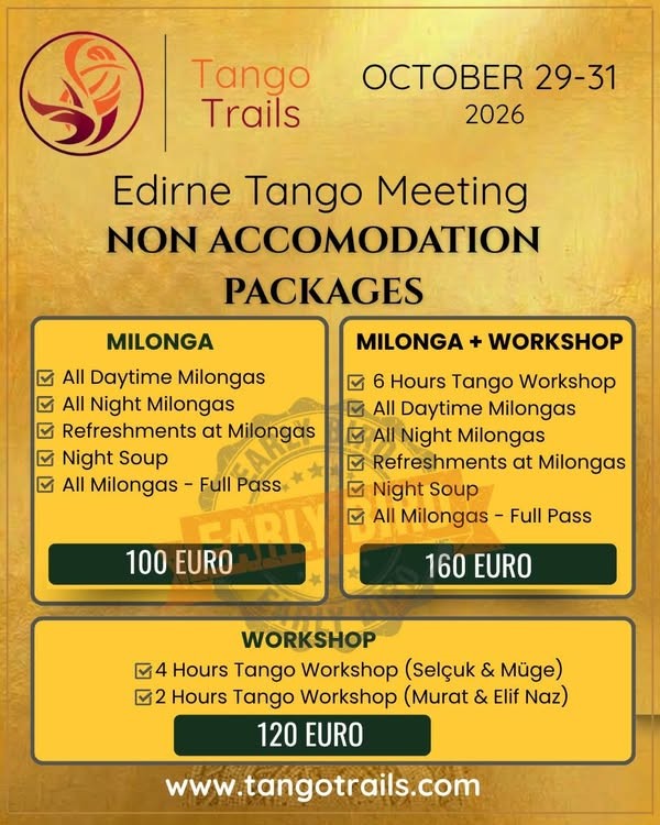 Edirne Tango Meeting — Tango Trails poster