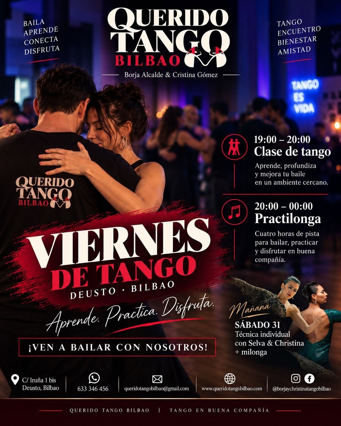 Viernes de Tango — Practilonga poster