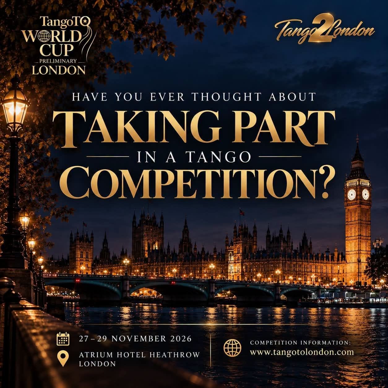 Tango2London — Tango to World Cup poster