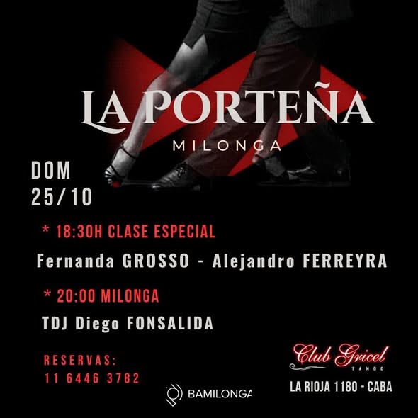 La Porteña Milonga poster