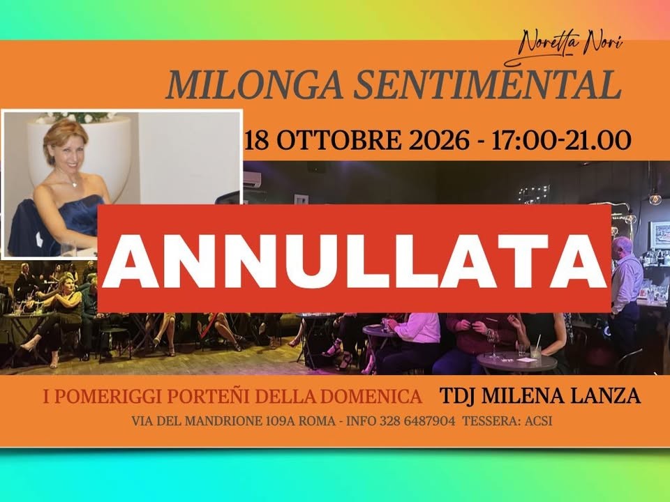Milonga Sentimental poster