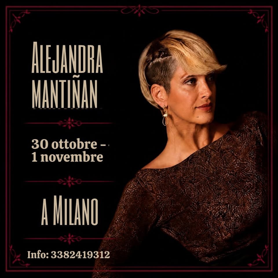 Alejandra Mantiñan a Milano poster