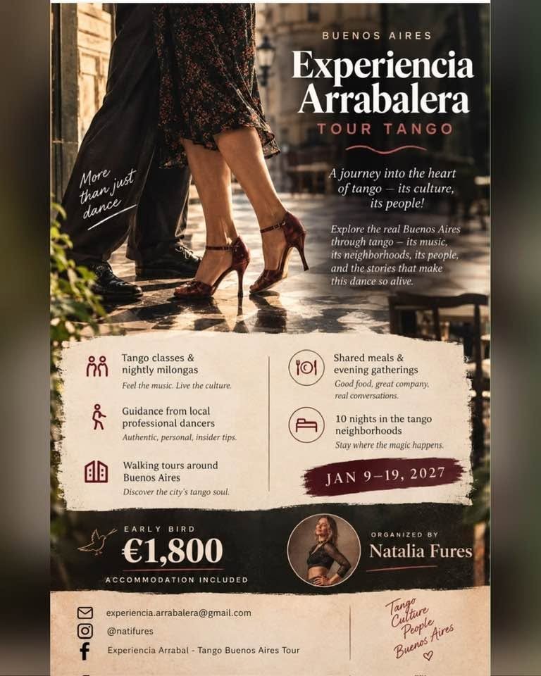 Experiencia Arrabalera — Tour Tango Buenos Aires poster
