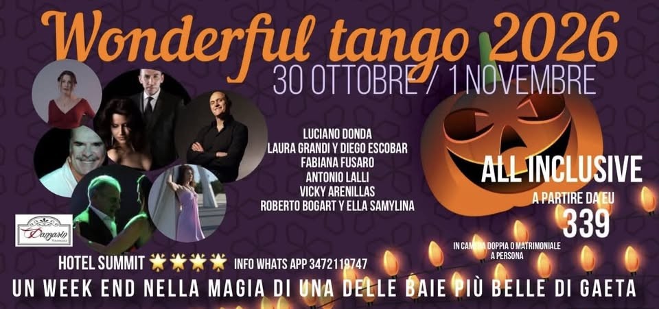 Wonderful Tango VI Edizione poster