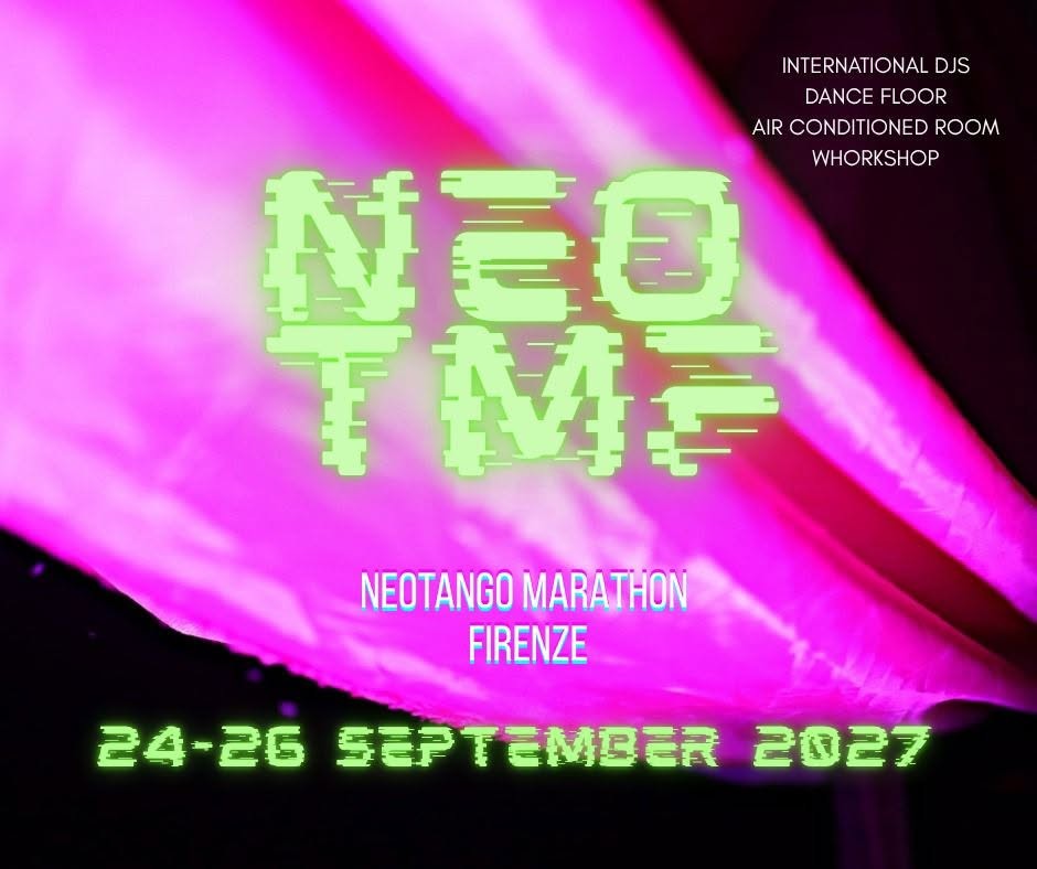 Neotango Marathon Firenze poster