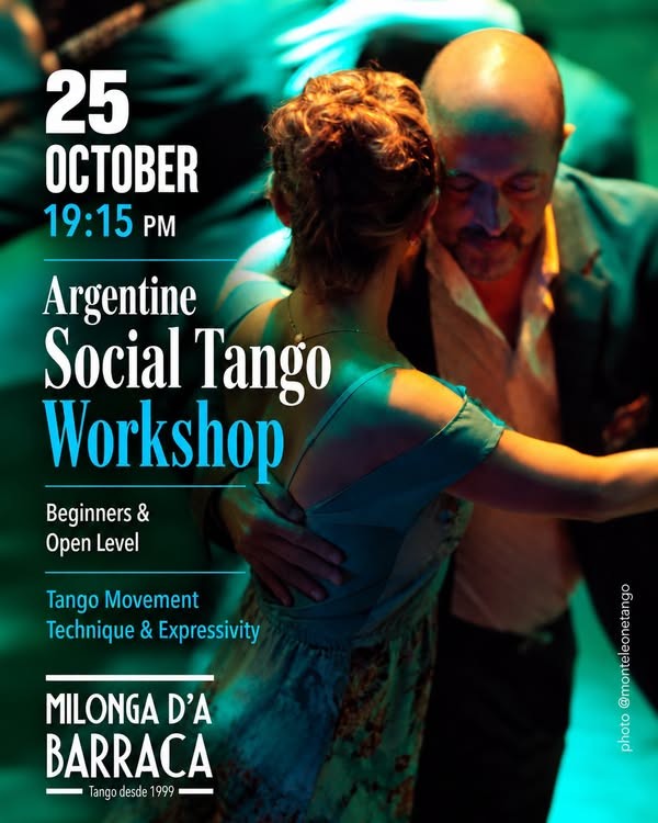 Milonga d'A Barraca — Social Tango Night poster