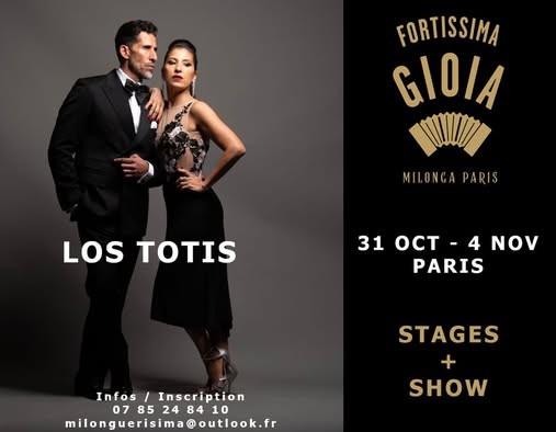 FORTISSIMA GIOIA PARIS — LOS TOTIS poster