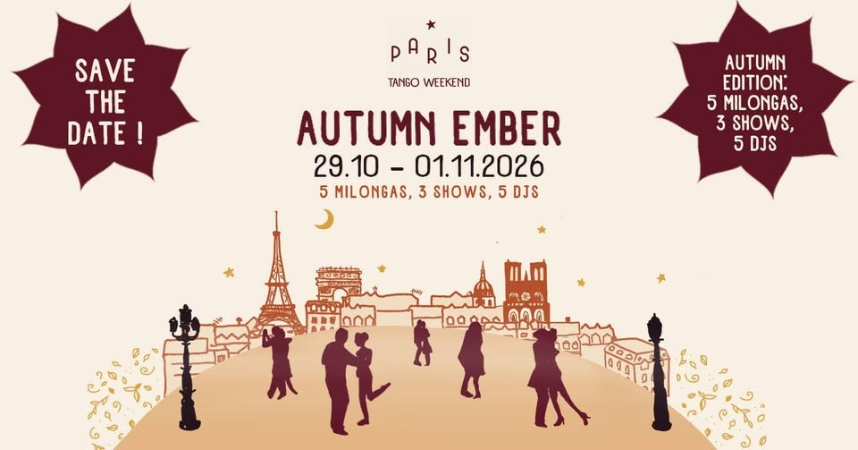 Pre-party Paris Tango Weekend — Milonga La Santa Bruno poster