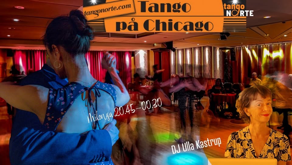 Milonga at Chicago with TDJ Ulla Kastrup poster