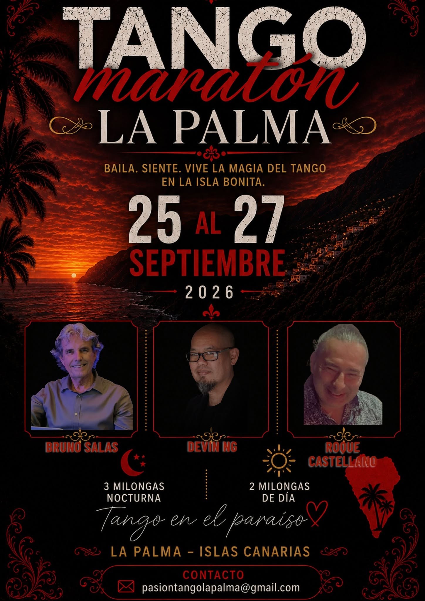 Tango Maratón La Palma poster