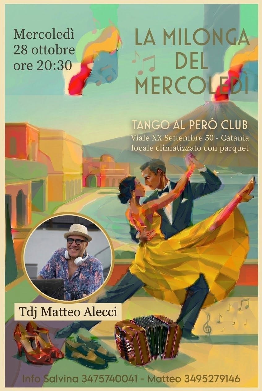 La Milonga del Mercoledì — Tdj Matteo Alecci poster