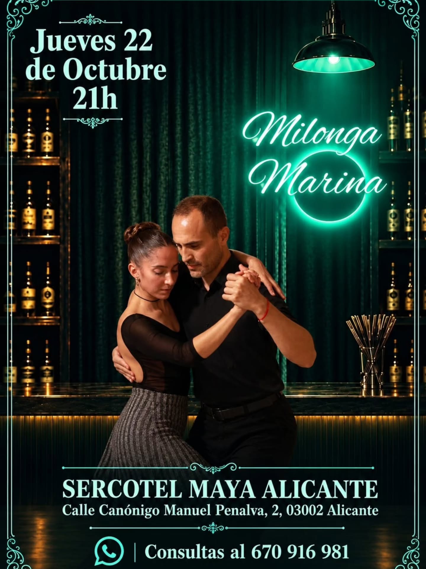 Milonga Marina en el Maya poster
