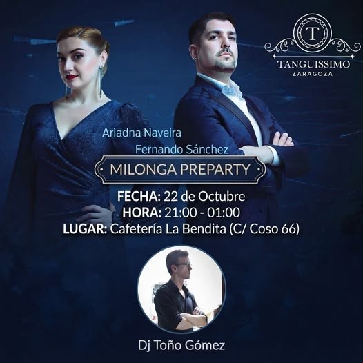 PreParty TANGUISSIMO Zaragoza 2026 poster