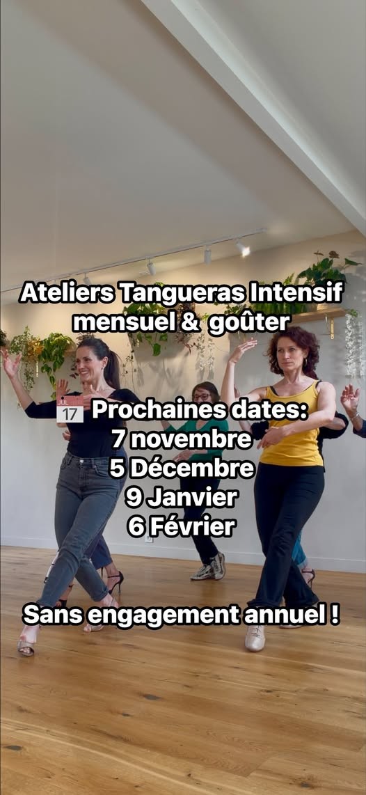 Ateliers Tangueras Intensif — 9 janvier poster