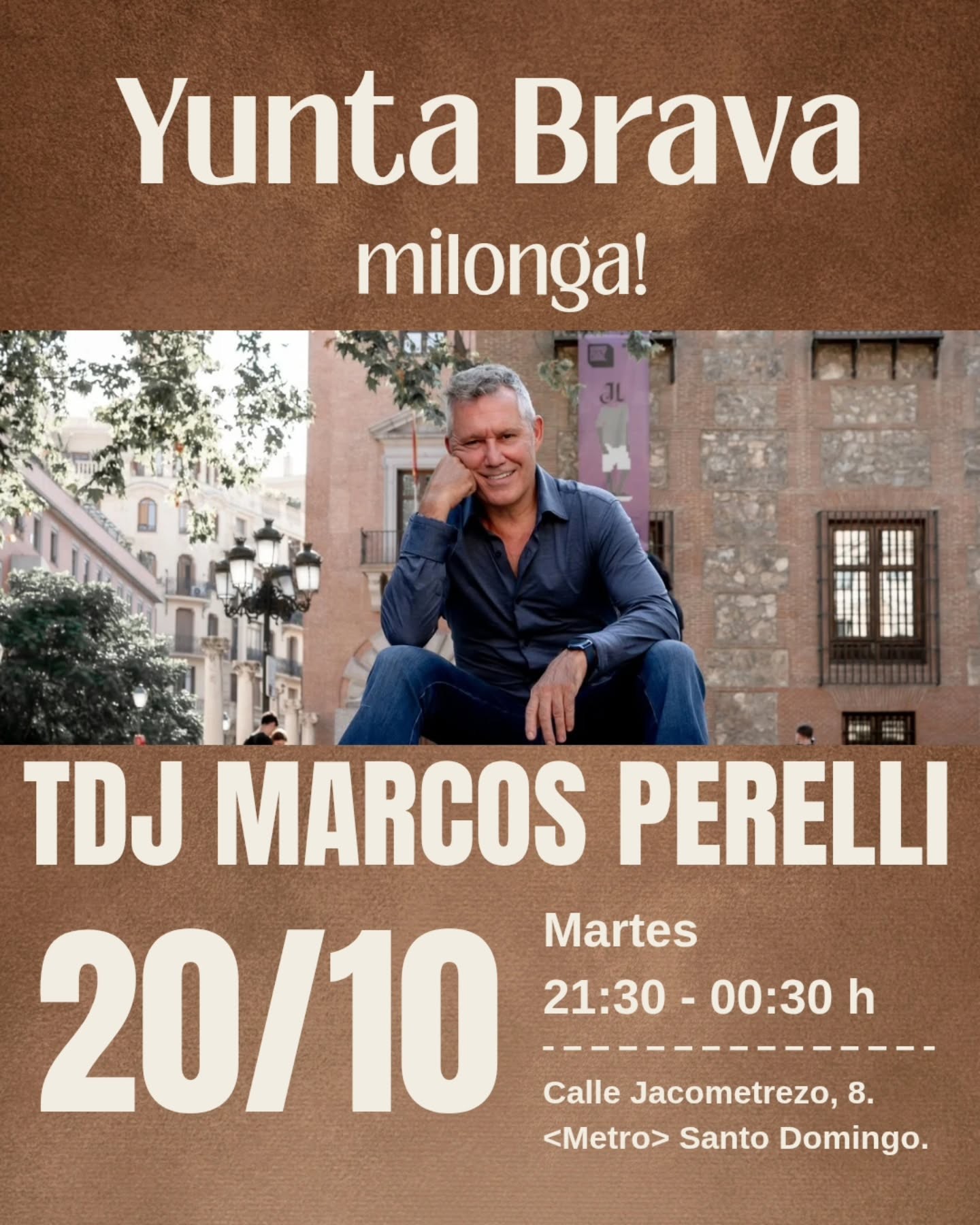 Yunta Brava Milonga poster