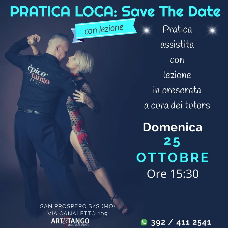 La Pratica Loca della Domenica Pomeriggio — Art & Tango poster