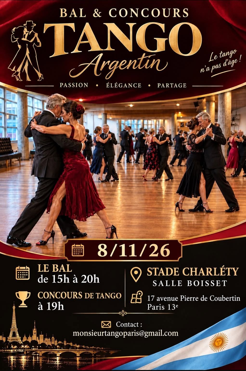 Bal & Concours Tango Argentin poster