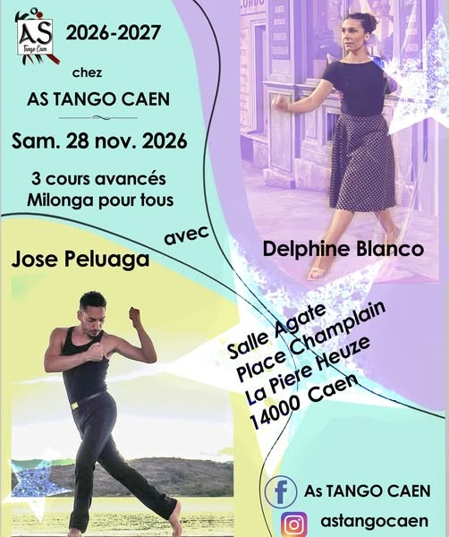 Séminaire de tango argentin pour « avancés » — As Tango Caen poster