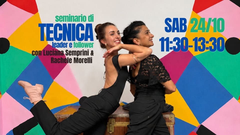 Laboratorio di Tecnica di Tango — Abitare il corpo nel tango poster