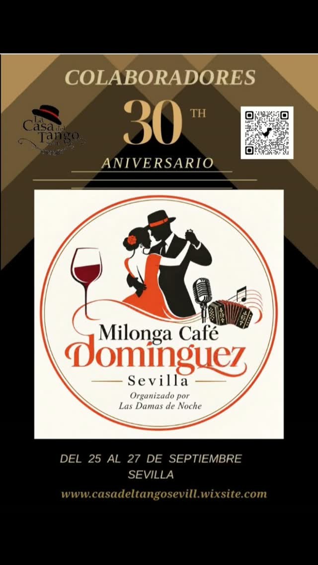 Milonga Café Domínguez — Las Damas de Noche poster
