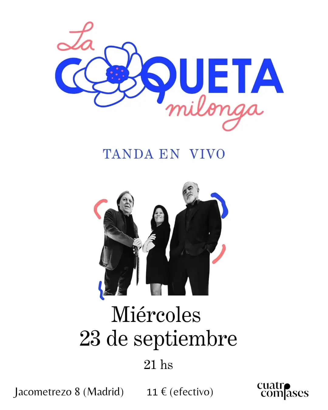 La Milonga Coqueta de Madrid - Tanda en Vivo poster