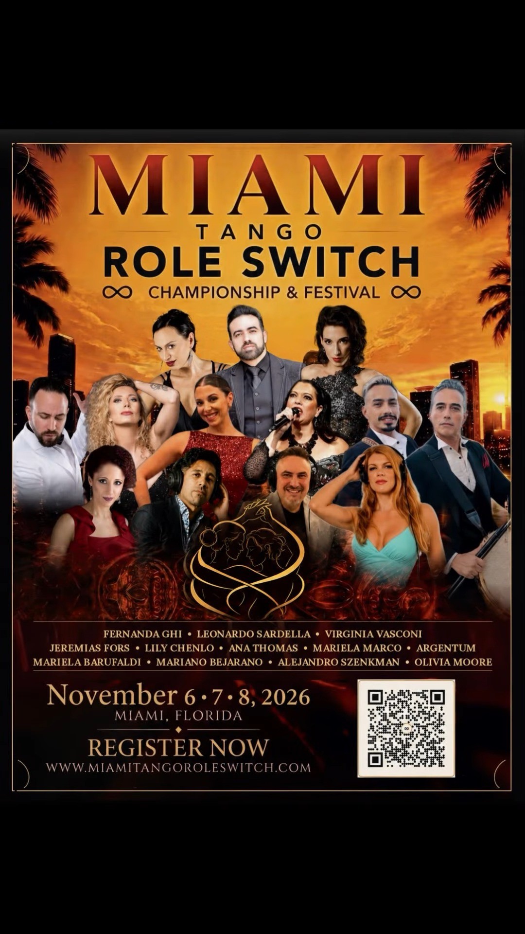 Miami Tango Role Switch Championship & Festival 2026 poster