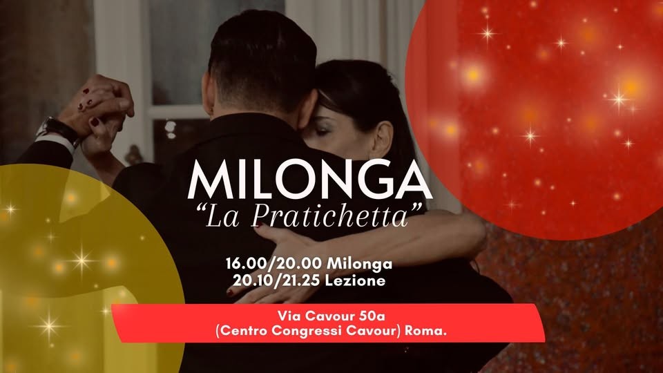 Milonga La Pratichetta AmarTangO poster