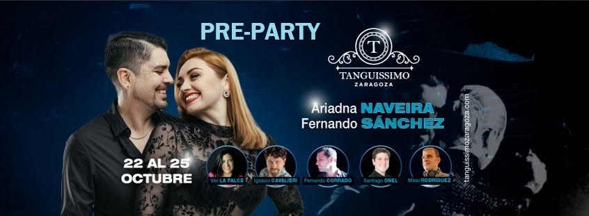 PreParty TANGUISSIMO Zaragoza 2026 poster