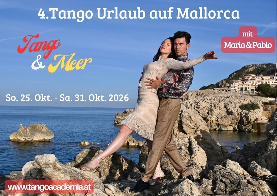 4° Tango Holiday in Mallorca — Tango Argentino & Meer poster