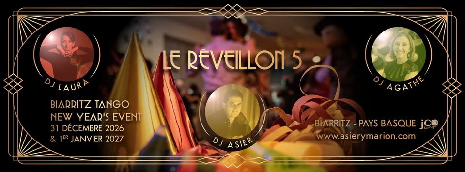 Le Réveillon 5 — Biarritz Tango New Year's Event poster