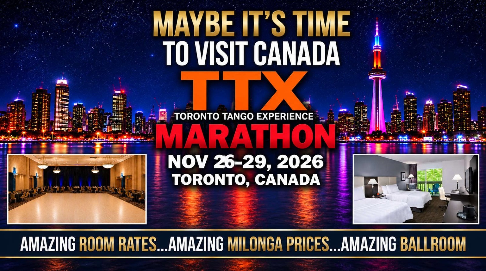 Toronto Tango Experience Marathon poster