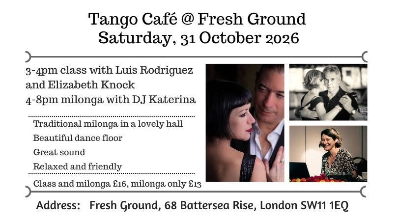 Tango Café @ Fresh Ground poster