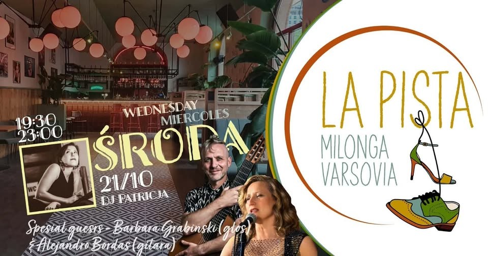 La Pista Milonga Varsovia — Bárbara Grabinski & Alejandro Bordas poster