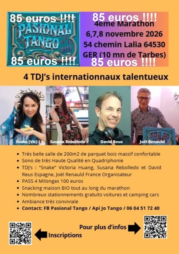 4ème Marathon Pasional Tango poster