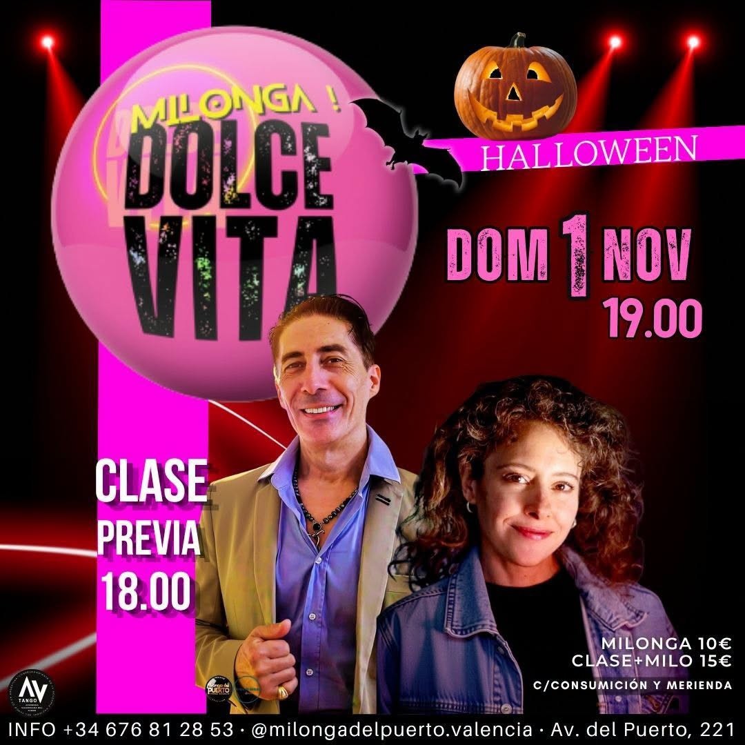 Milonga DolceVita — Especial Halloween poster