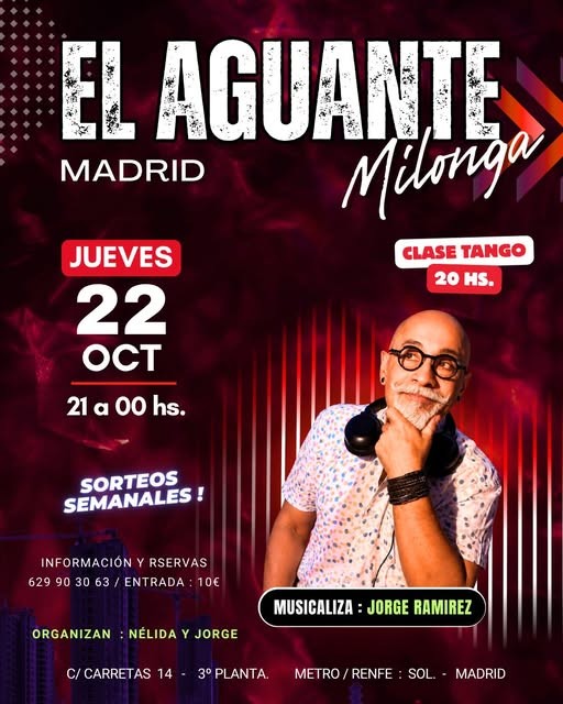 El Aguante Milonga poster