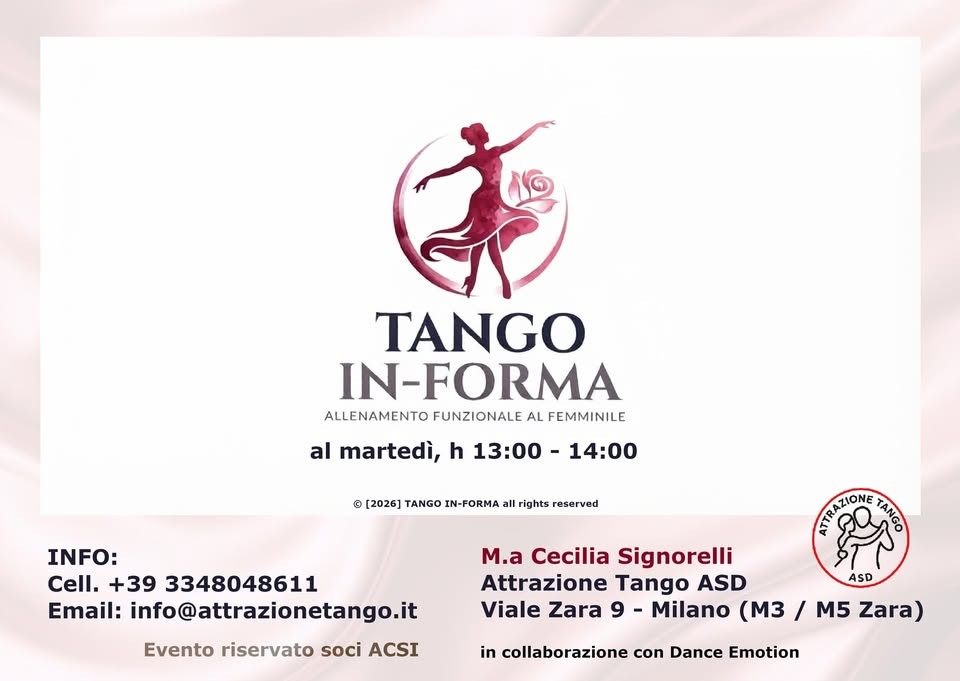 Tango In-forma — Allenamento funzionale per tutti poster