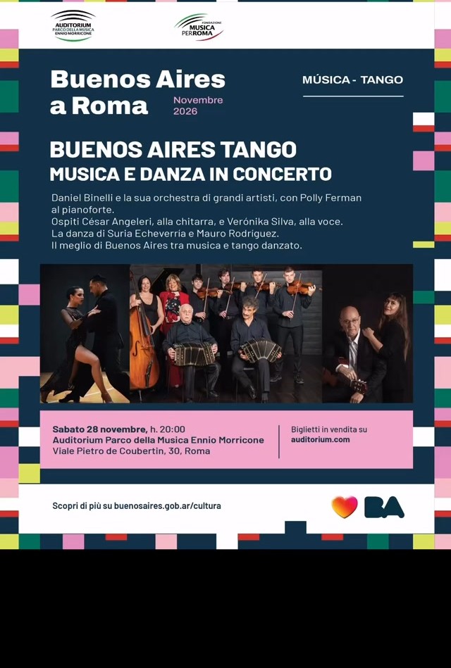 Buenos Aires Tango — Música e Danza in Concerto poster