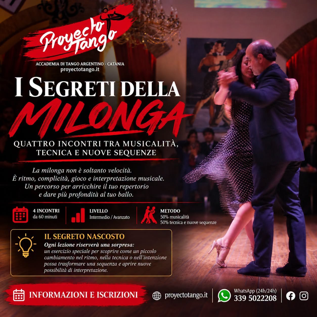 I Segreti della Milonga — Proyecto Tango poster