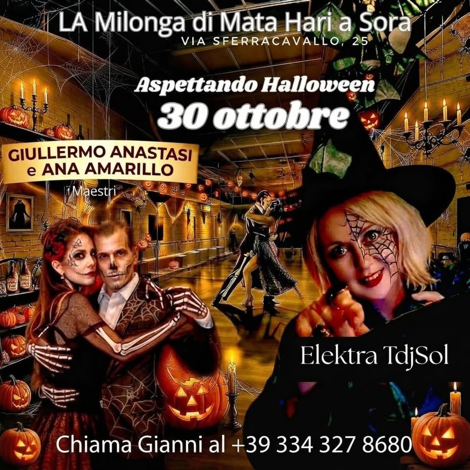 La Milonga di Mata Hari — Halloween di Tango a Sora poster