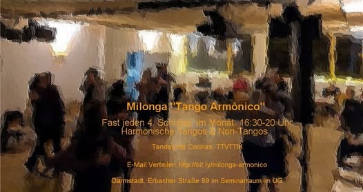 Milonga Tango Armónico (Darmstadt) poster