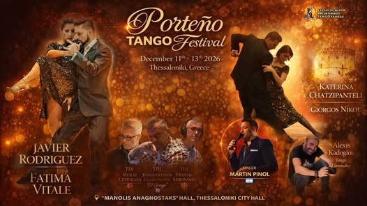 Porteño Tango Festival Thessaloniki poster